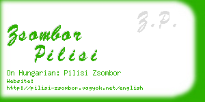 zsombor pilisi business card